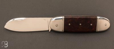 Couteau " Bulldog " par Thomas Chovin - Bois de fer d'Arizona et  RWL-34