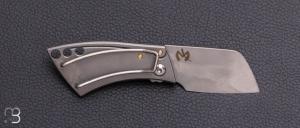 " µSepia Silver " - Collaboration Torpen et Maxknives - MKH01S