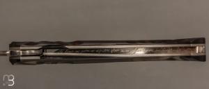  Couteau 1515 collection " Primitif " par Manu Laplace - Fibre de carbone et lame damas