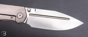   Couteau " Albatros " par KBKnives - Titane et lame en M390