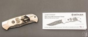  Couteau Böker Solingen - Scout 40th Anniversary Damast N°52/99  - 112190DAM