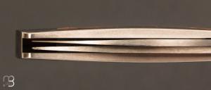  Couteau de poche 2 lames par Emile Bach van Ben - Ivoire de mammouth
