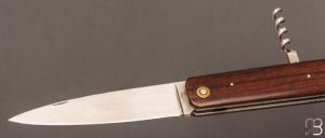 Couteau " 2 pièces " de poche par Jean-Marc Arnaud - Bois de fer