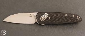   Couteau " AROS " custom de Jens Anso -Fibre de carbone et RWL34