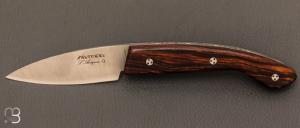Couteau " Arigeois " par la Coutellerie Savignac - Bois de fer et lame 14C28N