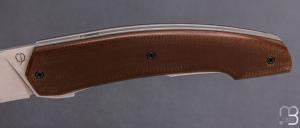   Couteau " Axiome" de Lucas Gilbert - Atelier Fèvre - G10 et lame en 14C28