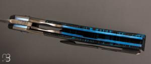   Couteau " Back flipper " custom par Florian Dreyer FD-Knives - G10 et RWL34
