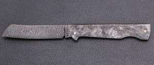    Couteau " Basic Higo " slipjoint custom par Anthony Brochier - Damas