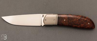   Couteau  "  Bohème " custom par Rémi Lavialle - RWL34 et bois de fer