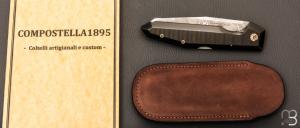  Couteau  "  Brenta DLC " par Stephano Compostella - Damasteel et lame en Damasteel Bjorkmans