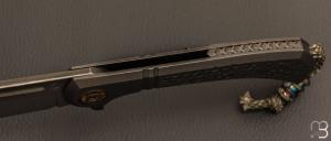   Couteau " Bullet  " pliant de Gudy van Poppel - Titane et Böhler N690