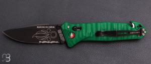    Couteau pliant C.A.C. " L'Engagement " L�gion �trang�re - PA6 FV Vert L�gionnaire