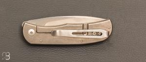   Couteau " Citizen full custom " par Sacha Thiel - Titane et RWL34