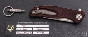   Couteau " F95 " par Shirogorov - Micarta et Elmax