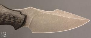   Couteau "Front-flipper custom " par Fabrice Delbart - Fibre de carbone et RWL34