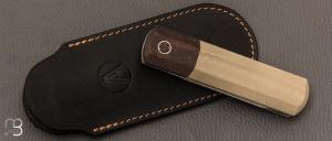  Couteau " Front flipper " custom par Alain André - G10 et lame en RWL34