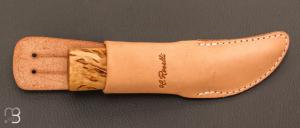 Couteau Grand-mère carbone bouleau / R130 par Roselli
