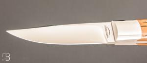 Couteau " Hunter " fixe par Schuyler Lovestrand - Ivoire de mammouth