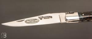  Couteau Laguiole Aubrac Loupe de peuplier stabilisée