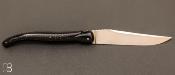   Couteau Laguiole 18 CM de Jérôme Lamic - Corne noire et 14C28N