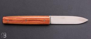  Couteau " Le Gone " mid-tech design d'Eric Depeyre  - Bois de rose et 12C27 