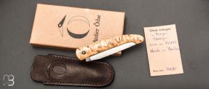   Couteau " Le Passager " de Pierre Thomas - Atelier Odae - Bouleau et 14c28n