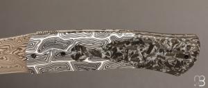    Couteau "Lobo Key Carbon" liner lock par Carlo Cavedon - CavedonArt