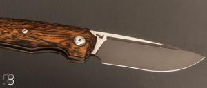    Couteau " Manhattan S-Lock "  par Olivier Lamy - Skua Coutellerie - Bois de fer et RWL34