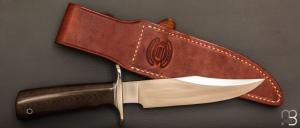  Couteau " Nordic Knives Dealer Special / Special Bowie " par Randall - Micarta Finger Grips
