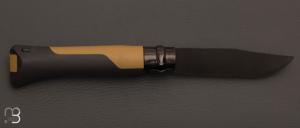  Couteau  Opinel N°08 Horizon - Moutarde - Lame PVD Black