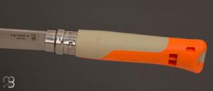  Couteau  Opinel N°08 Horizon - Orange - Lame inoxydable
