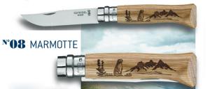   Couteau Opinel N°08 Marmotte Animalia