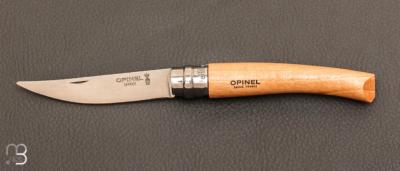 Couteau Opinel effilé N°8 inox hêtre - Nouvelle Version