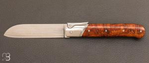 Couteau "  Palanquille " Bois de fer et VG-10 Suminagashi par Glenn Guillou