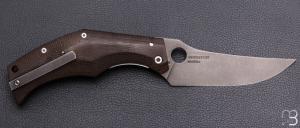   Couteau " Persistent " custom par Torpen Knives - Jérôme Hovaere - Micarta et N690Co