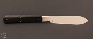  Couteau  "  Pradel " de collection par Benjamin Lohou - 14c28N et ébène 