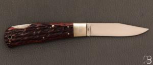 Couteau " Reminton Replica #107 " par Jess Horn - Jigged Bone et ATS-34