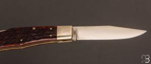 Couteau " Reminton Replica #107 " par Jess Horn - Jigged Bone et ATS-34