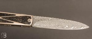    Couteau " Sfilato Sobrio " liner lock par Carlo Cavedon - CavedonArt