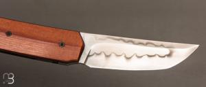  Couteau " Small Sanjo " par Guy Poggetti - Micarta et C130