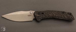   Couteau " ZT0203CF " par ZERO TOLERANCE - Fibre de carbone et lame en M390
