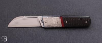     Couteau "custom" par HONS Karel - Fibre de carbone