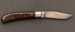 Couteau " custom slipjoint " par Don Hanson III - Rag Micarta et lame en W2