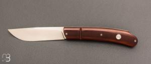   Couteau " Slipjoint " custom de Filip Kurota - Micarta Vintage et RWL34