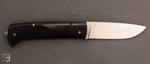 Couteau " custom slipjoint " G10 et lame en RWL34 par Philippe Lemonnier