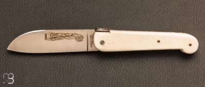 Couteau de poche le "St Michel" par Couttier - 12C27 et Os