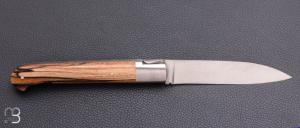Couteau régional pliant le Sauveterre - Bois d'Aubrac - Ressort lisse