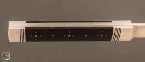   Couteau " slipjoint " par Xavier Fontan  - Corne noire