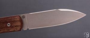    Duo couteaux " Le Gentleman "  par Eric Parmentier et éditions G - Micarta