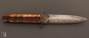  Dague custom - Damas  de Vlad Matveev et Loupe de Tilleul